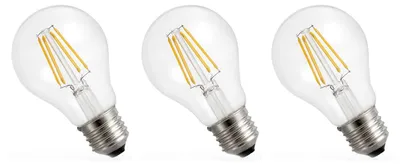 Produktbild von Spectrum E27 LED-Lampe A60 4W 450lm 2700K warmweiß 3 Stück