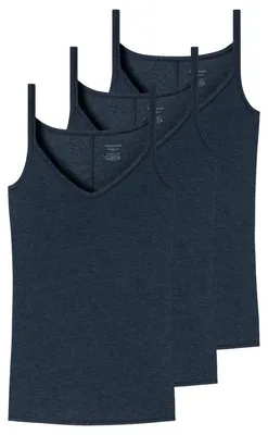 Produktbild von Schiesser 3er Pack Personal Fit Spaghetti Top Atmungsaktiv und temperaturausgleichend, Ohne Seitennähte für mehr Komfort, Elastischer Single Jersey