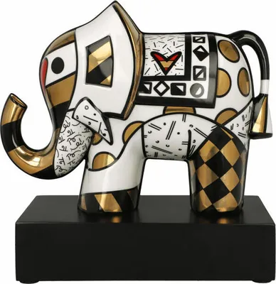 Productafbeelding van Goebel Romero Britto – Gouden Collectie India, 2 stuks