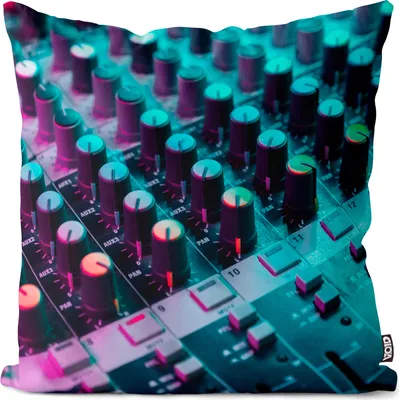Produktbild von VOID Mixpult DJ Studio Equipment Kissenbezug Kissenhülle Sofakissen Kissen Deko Outdoor-Kissen Dekokissen