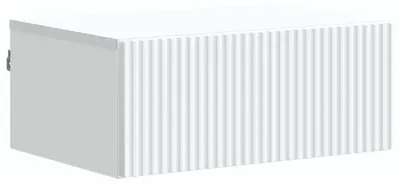 Image de Cabinet de chevet mural avec tiroir Blanc 49 x 34,5 x 20 cm