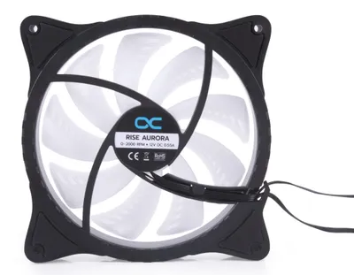 Produktbild von Alphacool Rise Aurora, Ventilator, 14 cm, 2000 RPM, 154,1 m³/h, Schwarz