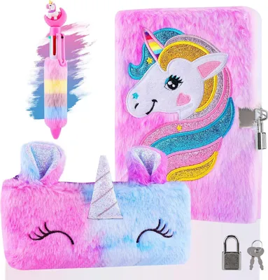 Produktbild von Geheimdagbuch für Mädchen - mit Schloss und Einhorn - Schrein