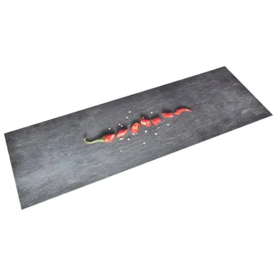Produktbild von vidaXL Küchenbodenmatte Waschbar Pfeffer 45x150 cm
