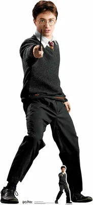 Produktbild von Harry Potter Pappaufsteller (Stand Up) - Harry in Hogwarts Uniform (160 cm)