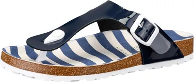Produktbild von Lico Bioline Zehenpantolette Trend blau Gr. 36