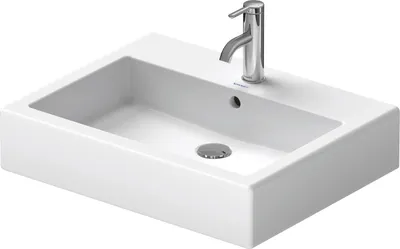 Immagine prodotto di Lavabo Duravit Vero, 600 mm, ÜL, HLB, 1 HL, bianco, 1 pz.