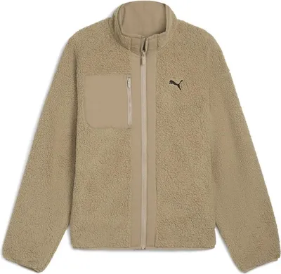 Produktbild von Puma Reversible Hybrid Sherpa Jacket - beige, Größe:M