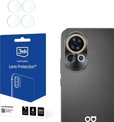 Produktbild von 3mk Hybridglas Lens Protection für Huawei Nova 12 Pro / 12 Ultra Kamera Objektiv Kameralinse 0,16mm 6H (4 Stück)