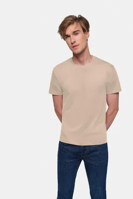 Produktbild von HAKRO Classic T-Shirt 292 sand, M