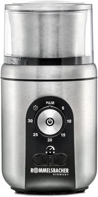 Produktbild von Kaffeemühle 2 Edelstahlbehälter mit Schlagmesser & Spezialmesser, Füllmenge 70 g, Mahlgrad über Mahldauer wählbar, auch für Pesto,Gewürze,Nüsse,Zucker