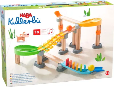 Produktbild von HABA Kugelbahn Grundpackung Kullerbü Kugelbahn Melodie Domino 1306744001