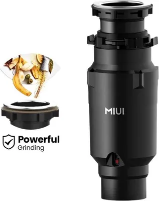 Obrázek produktu pro Drtič kuchyňského odpadu s tichým chodem, nerezová ocel