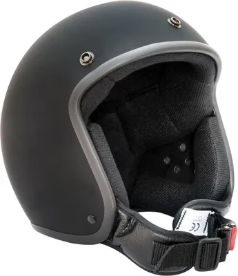 Produktbild von Bores Helm Bogo 3 Jethelm matt Black ohne ECE 22.05 Prüfung, entspricht nicht der StVO-M