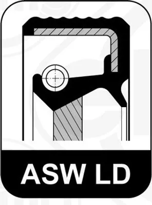 Produktbild von Wellendichtring, Kurbelwelle ELRING 508.926