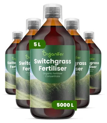 Produktbild von Flüssigdünger Für Switchgrass 5x1L – 2-1-8 NPK – Flüssig-Pflanzendünger Für Switchgrass – Organifer