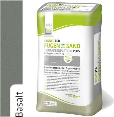 Obrázok produktu pre Stones Eco Fugensand Terrassenplatten 1-10 mm 15kg Basalt