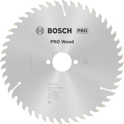 Produktbild von PRO Wood Kreissägeblatt, 190 x 2,6 x 30 mm, Z48