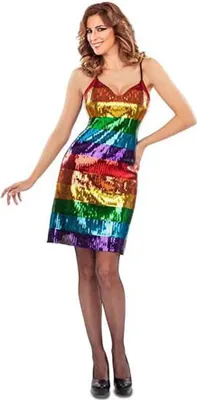 Immagine prodotto di Cinturino per abito mamma arcobaleno su misura Multicolore XL Multicolore XL