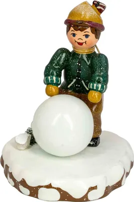 Produktbild von Winterkinder Junge mit Schneekugel von Hubrig Volkskunst