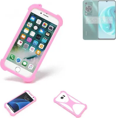Produktbild von K-S-Trade Handy Hülle kompatibel mit Huawei Enjoy 70 Schutz Hülle Bumper Silikon Schutz Hülle Cover Case Silikoncase Silikonbumper TPU Softcase