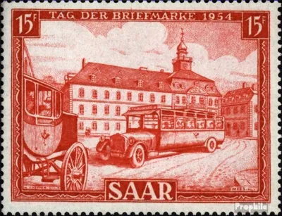 Produktbild von Briefmarken Saarland 1954 Mi 349 (kompl.Ausg.) gestempelt Tag der Briefmarke