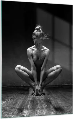 Produktbild von Bilder auf glas - Einteilig - Tänzerin Frau Ballerina - 70x100cm - Glasbilder - Wandbilder - Bilder - zum Aufhängen bereit - Wanddekoration aus Glas - Glas Bilder - Wandbild auf Glas - GPA70x100-4925