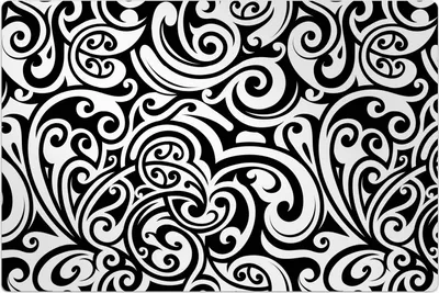 Produktbild von Küchenmatte 60x90 cm Vinylmatte Bodenmatte Dekoration - Ornamente Abstrakt