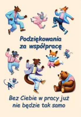 Zdjęcie produktu dla Kartka okolicznościowa Podziękowania za współpracę