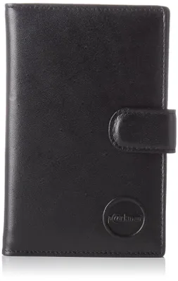 Kartenhalter Leder, 6 Kartenfächer, 8 Fächer, schlicht