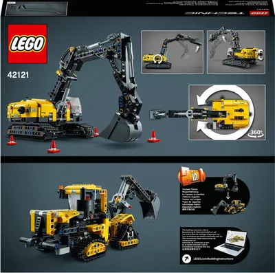 Obrázek produktu pro LEGO Technic Těžkotonážní bagr, Sada na stavění, 8 rok/roky, Plast, 569 kusů, 640 g