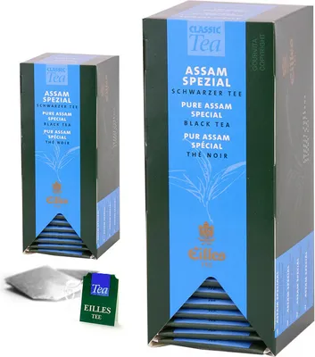 Produktbild von EILLES TEE Teebeutel ASSAM SPEZIAL, Sparpack mit 2x25er Box