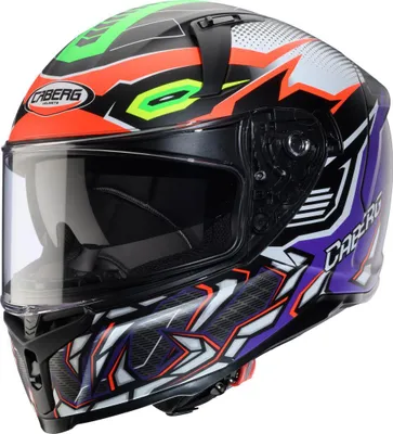 Immagine prodotto di Casco integrale CABERG AVALON X GURKHA taglia L nei colori arancione/nero/viola