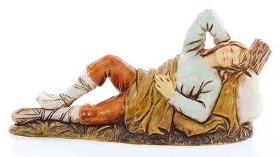 Dekofigur mehrfarbig 10 cm PVC Weihnachtsdeko