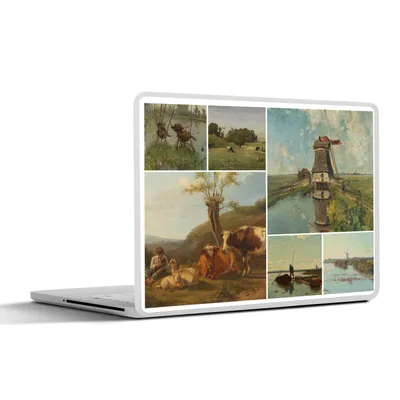 Produktbild von MuchoWow® Laptop Aufkleber Sticker Cover Collage - Niederlande - Kunst 30x21 cm - Sticker für Laptop - Selbstklebend