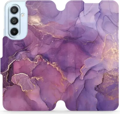 Produktbild von Handyhülle mit klappe für Galaxy A54 5G, Mobiwear Book, Violett