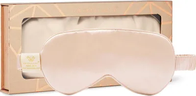Image de Masque pour les yeux en soie CRYSTALLOVE - Or