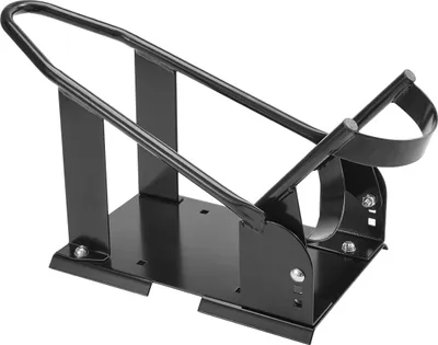 Image de Cale de roue pour moto, capacité de charge de 1800 lb, réglable pour des pneus de 15 à 22 pouces, 3 trous réglables