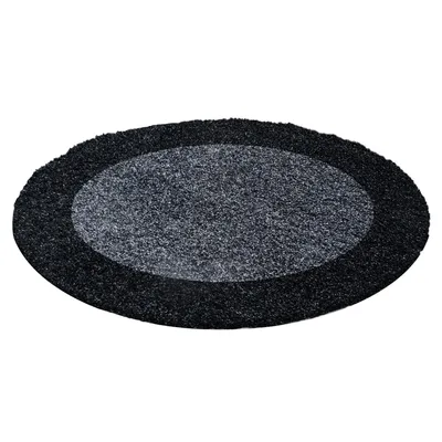 Produktbild von Hochflor Teppich LIFE Anthrazit 160 cm Rund