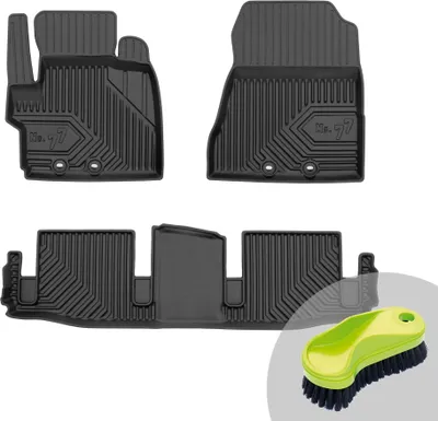 Produktbild von FROGUM No.77 Gummimatten Ganzjahresset von Auto Fußmatten Autofussmatten für Toyota IQ 2008-2016
