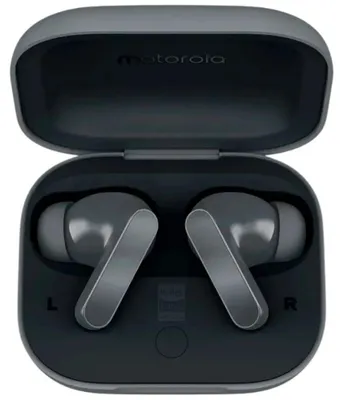 Obrázek produktu pro Motorola Moto Buds Bass, True Wireless Stereo (TWS), Hovory/hudba, 51 g, Sluchátka s mikrofonem, Černá