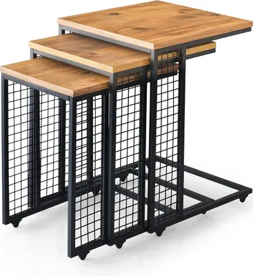 Immagine prodotto di Skye Decor, Petek - 9408, tavolino, 100% PANNELLI DI PARTICELLE RIVESTITI IN MELAMMINA, pino, 40,5 x 47 x 59,3 cm