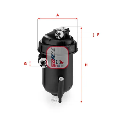 Produktbild von Kraftstofffilter SOFIMA S 5143 GC für FIAT DUCATO Kasten (244) Filtereinsatz