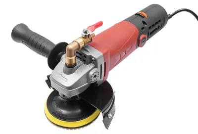 Produktbild von Nasspolier- und Schleifmaschine - 860 W - 5000 U/min - 6 Geschwindigkeitsstufen - 100-mm-Schleifscheibe - EU-Stecker - Rot
