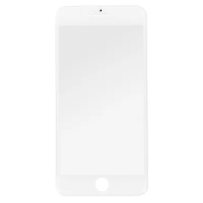 Produktbild von Displayglas für iPhone 6s Plus weiß LCD + Rahmen Panzerfolie Displayschutz