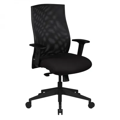 Produktbild von Amstyle Bürostuhl David Stoffbezug schwarz Drehstuhl mit 3-Punkt Synchronmechanik; SPM1.275