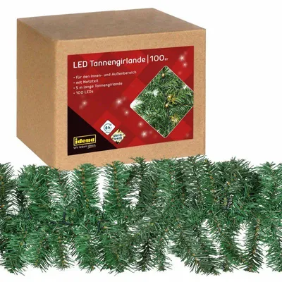 Obrázok produktu pre Idena 31870 Idena Tannengirlande LED Lichterkette grün 5,0 m