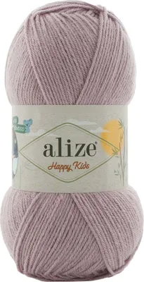 100g Alize Happy Kids Viskose Klassikgarn Oeko-Tex 100 Strickgarn Häkelgarn graulila