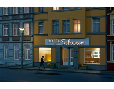 Zdjęcie produktu dla Auhagen 58101 Oświetlenie LED "Hotel Schwan"