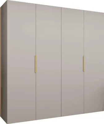 Produktbild von MEBLE KRYSPOL, Kleiderschrank, Schrank 200 cmx202x52, Kaschmir, Gold